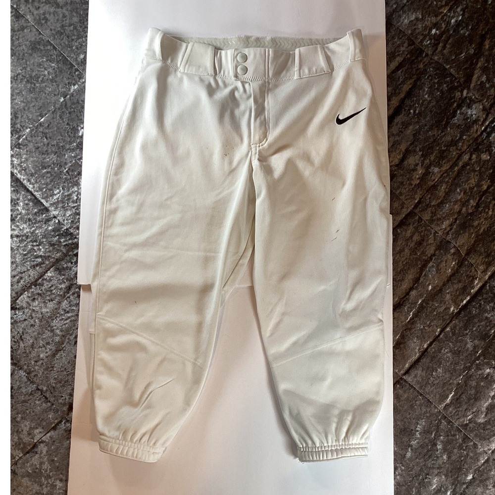 Nike Softball Knickers Wmn's Size M White Used condition-see photos for flaws